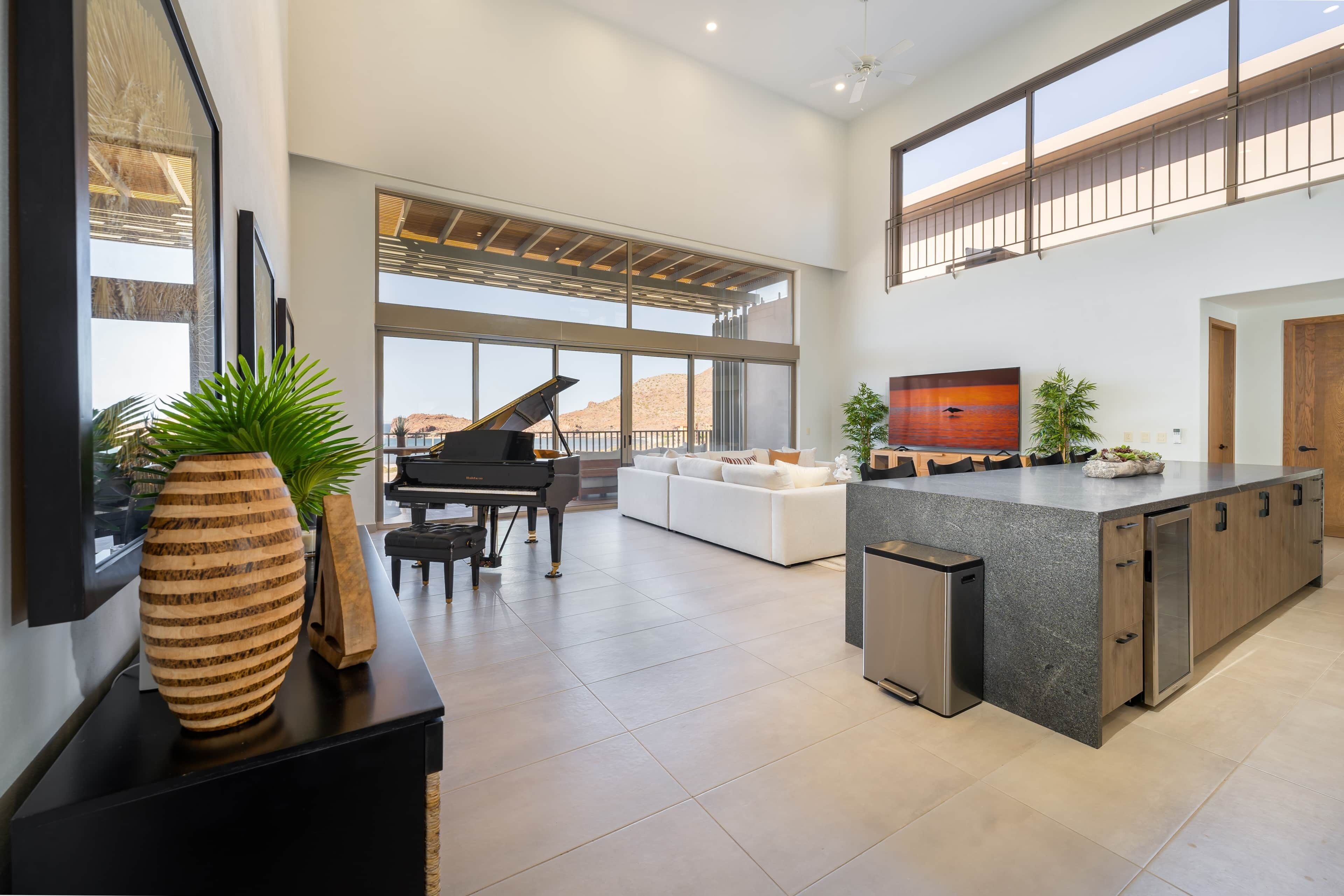TV, fireplace, foosball, table tennis