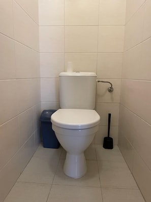 Apartemen | Kamar mandi | Shower, pengering rambut, dan handuk