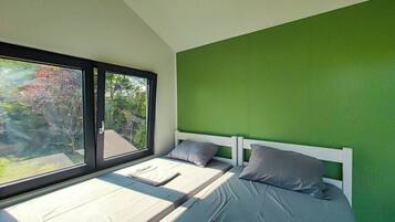 1 habitación y ropa de cama