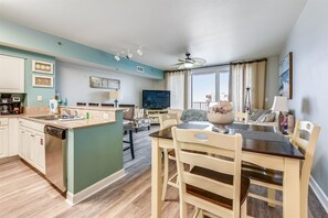 Condo, 1 Bedroom | Private kitchen | Fridge, oven, coffee/tea maker, toaster - Shores of Panama 2326 - 1 Bedroom + Bunks . Reserved Parking! 1 Condo by RedAwning (Panama City Beach)