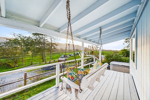 Explore Redwood National Park with Hot Tub, Wood Stove, and Fire Pit!