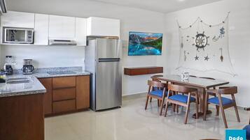 Apartemen Basic | Dapur pribadi | Lemari es