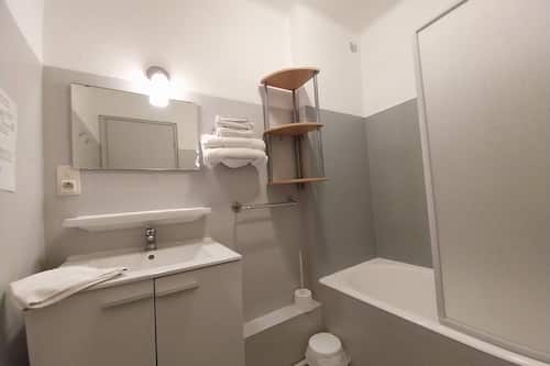 Habitación panorámica doble | Baño | Toallas
