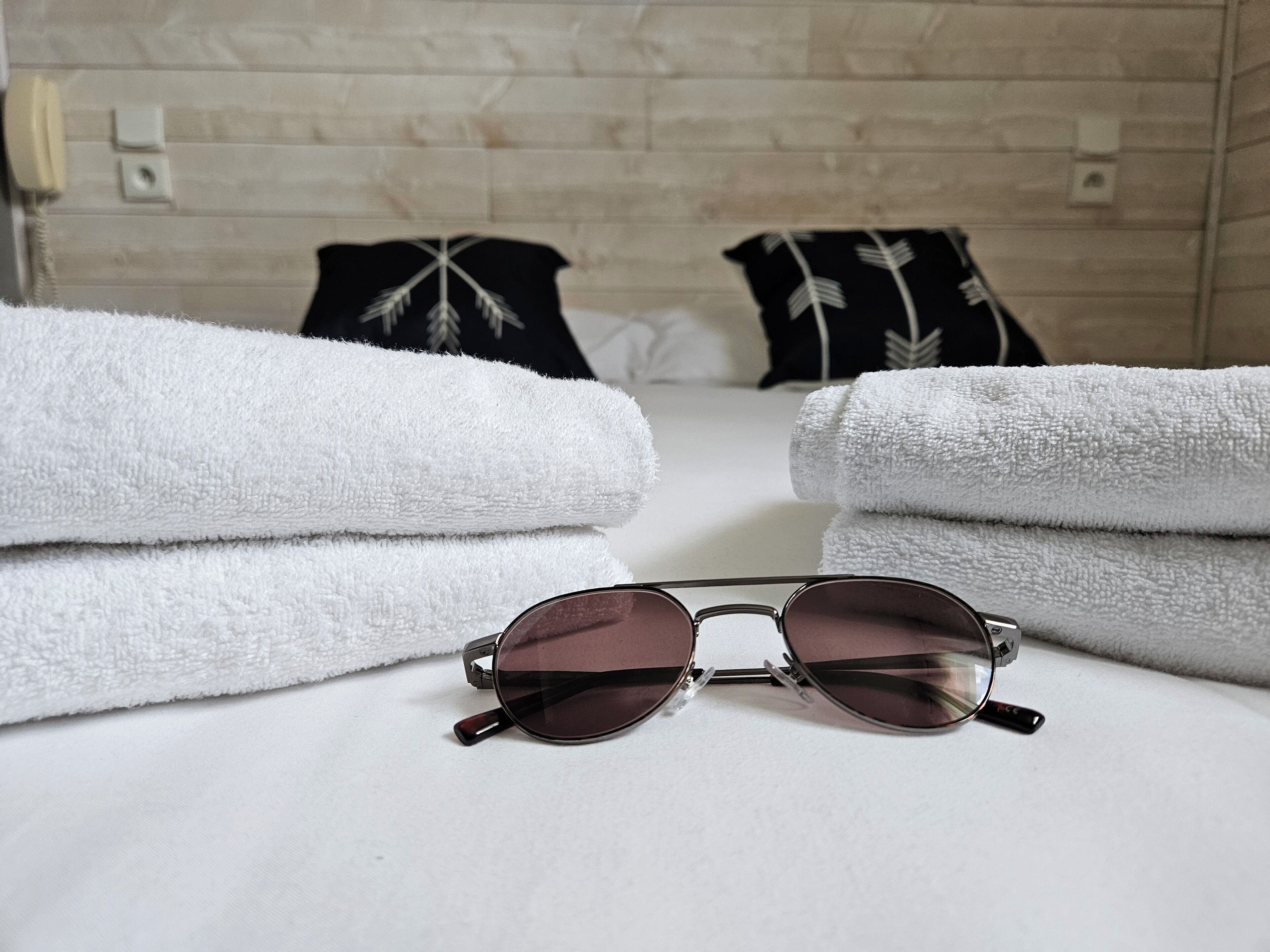 Habitación panorámica doble | Escritorio, wifi gratis, mobiliario individual y ropa de cama