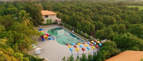 Blick von der Unterkunft