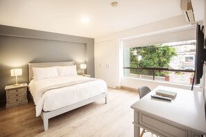 1 bedroom, premium bedding, individually decorated