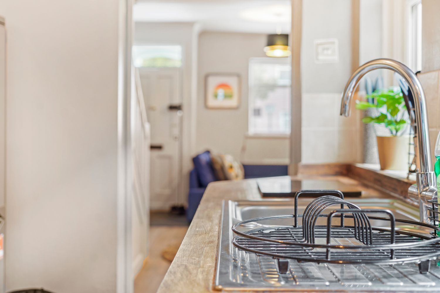 Fridge, microwave, dishwasher, toaster