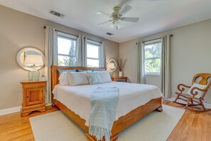 4 habitaciones, escritorio, wifi y ropa de cama 