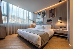 Departamento de lujo | Ropa de cama de alta calidad y minibar 
