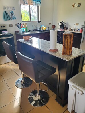 Private kitchen - Sensational sunsets, quiet, pet and kid friendly.  Near the beach (Playa Hermosa)