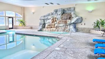 Indoor pool, a heated pool