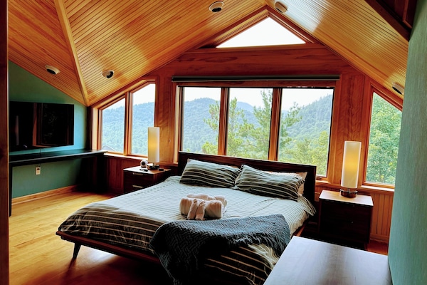 Luxury House | Egyptian cotton sheets, premium bedding, down duvets, memory-foam beds