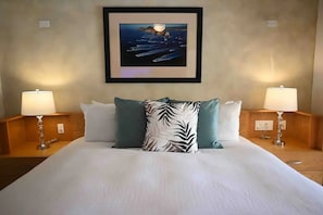 2 bedrooms, in-room safe, iron/ironing board, travel cot