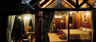 Wilderness Treehouse Above a Stunning Waterfall