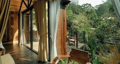 Wilderness Treehouse Above a Stunning Waterfall