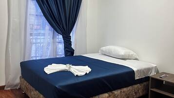 Free WiFi, bed sheets