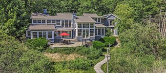 Updated! Elizabeth House is a Charming Craftsman on Little Traverse Lake.  