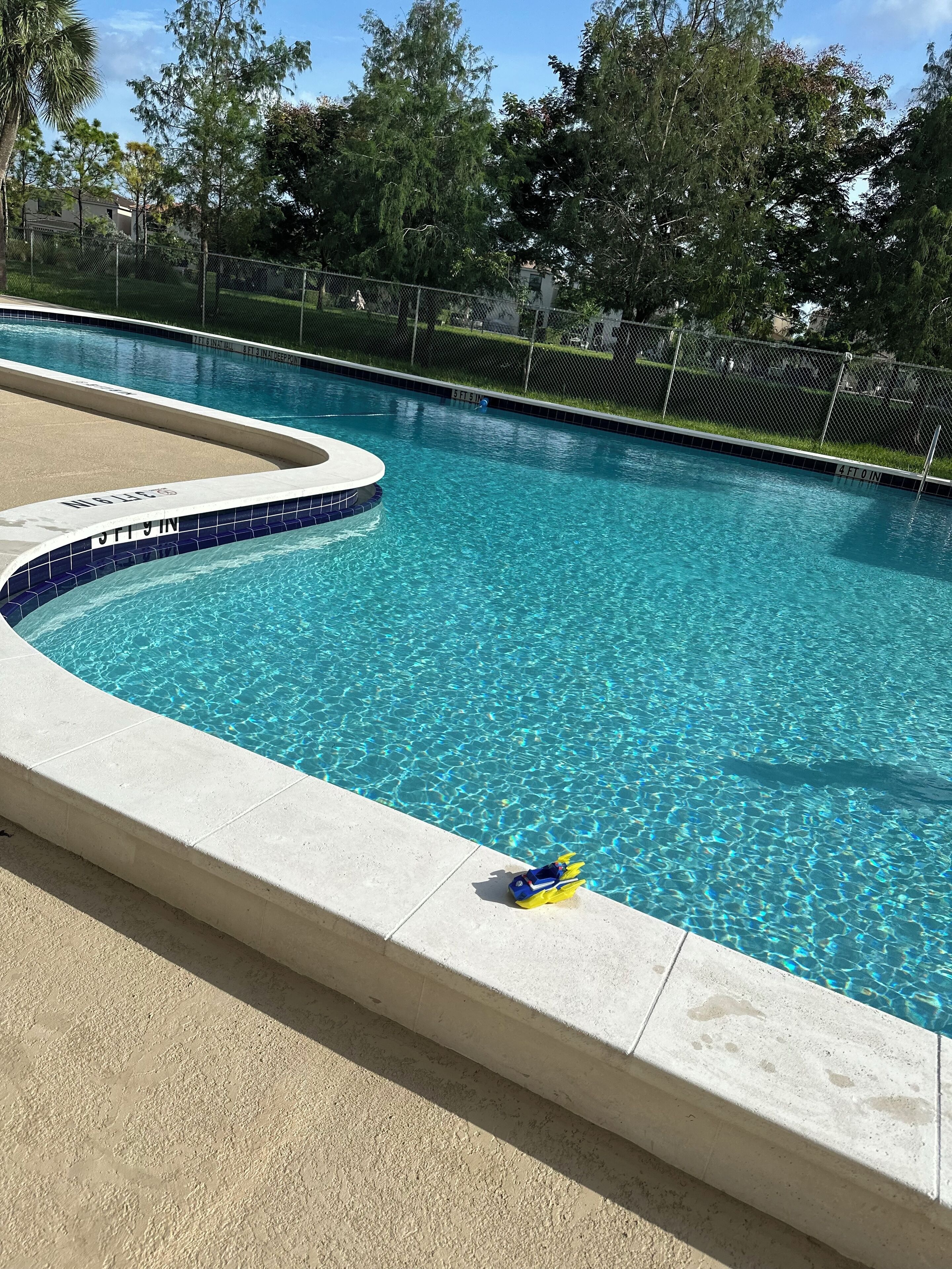 Alberca al aire libre 