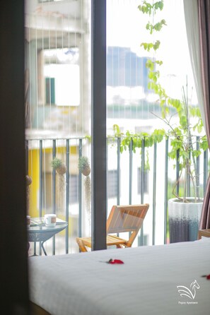 Chambre Familiale avec lits jumeaux, 2 chambres, vue ville