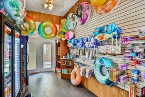 Shop for a variety of swimming accessories and essentials.