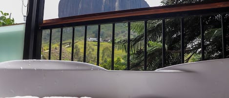 Blick von der Unterkunft