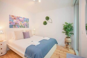 1 soveværelse, strygejern/strygebræt, Wi-Fi, sengetøj