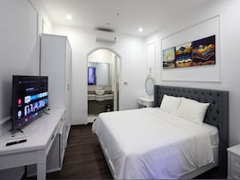 Minibar, sistema de insonorización, wifi gratis y ropa de cama