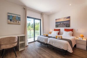 4 多间卧室、办公桌、熨斗/熨衣板、免费 WiFi