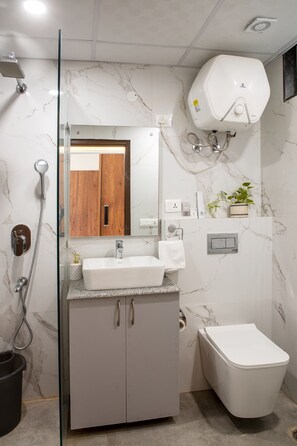 Deluxe Room | Bathroom - Perch Arbor Cyber City (Gurugram)