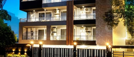 Voorkant van accommodatie