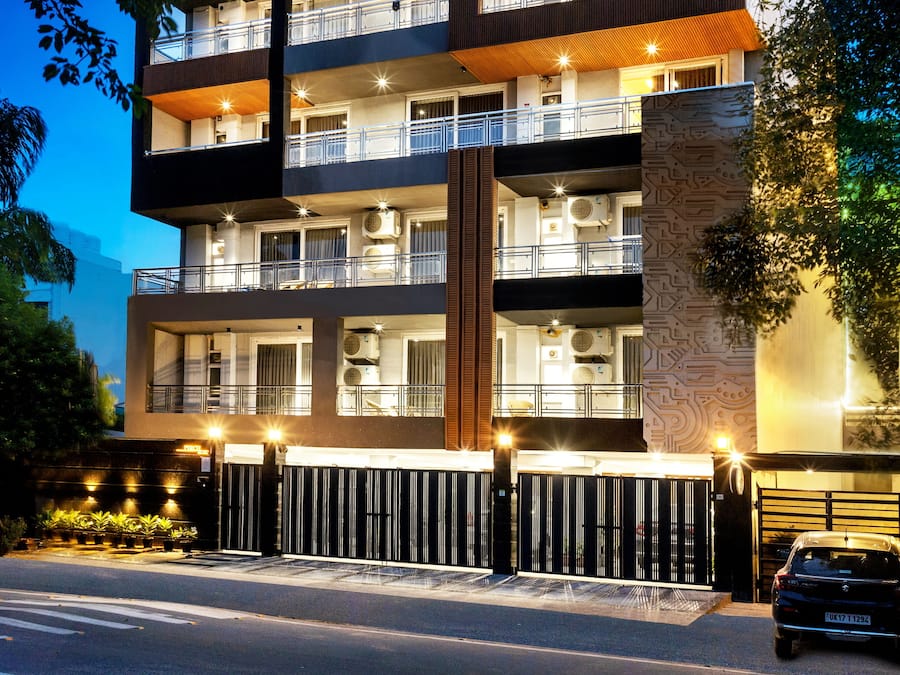 Facciata della struttura