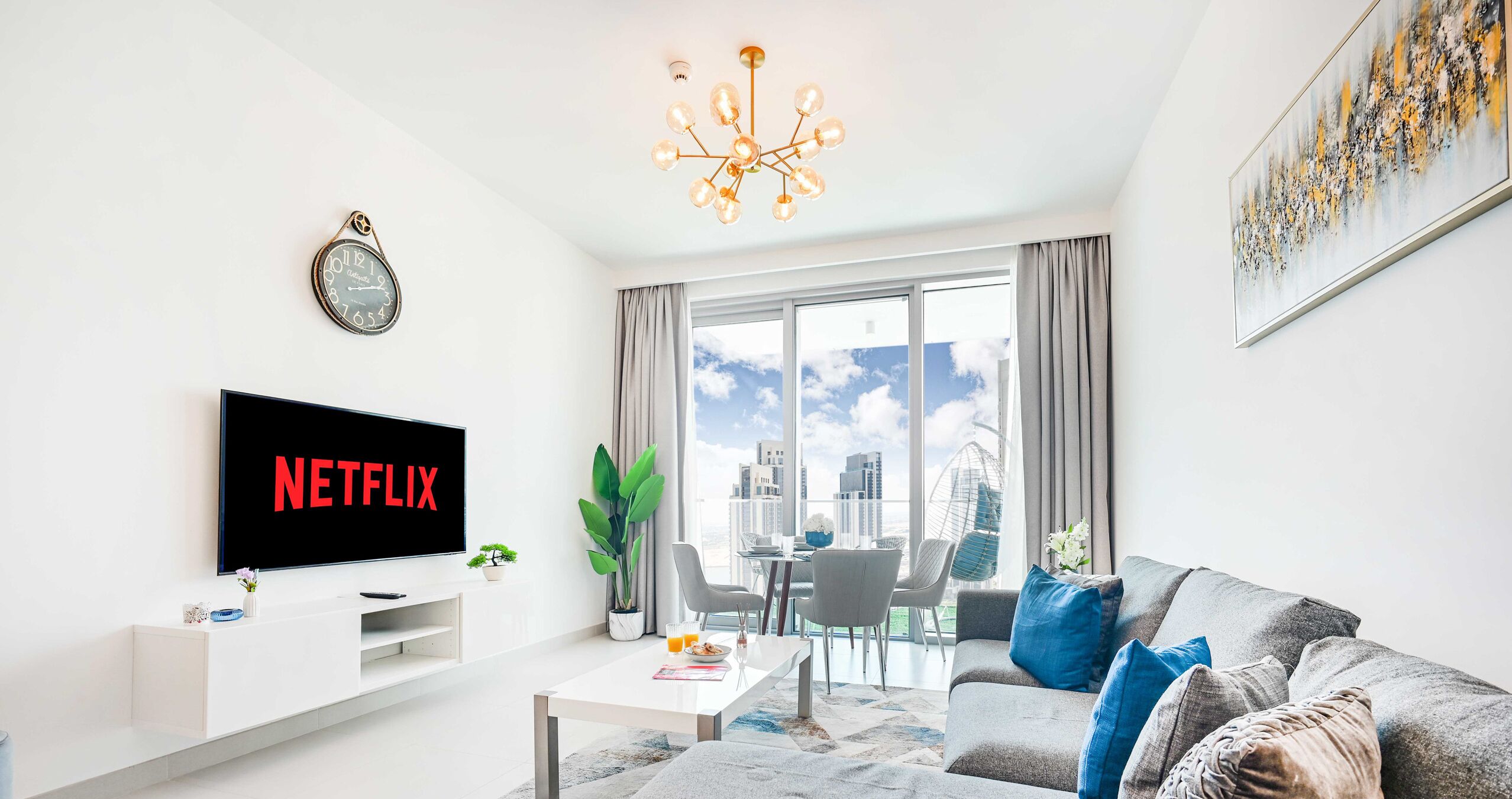 公寓 | 起居区 | 平板电视