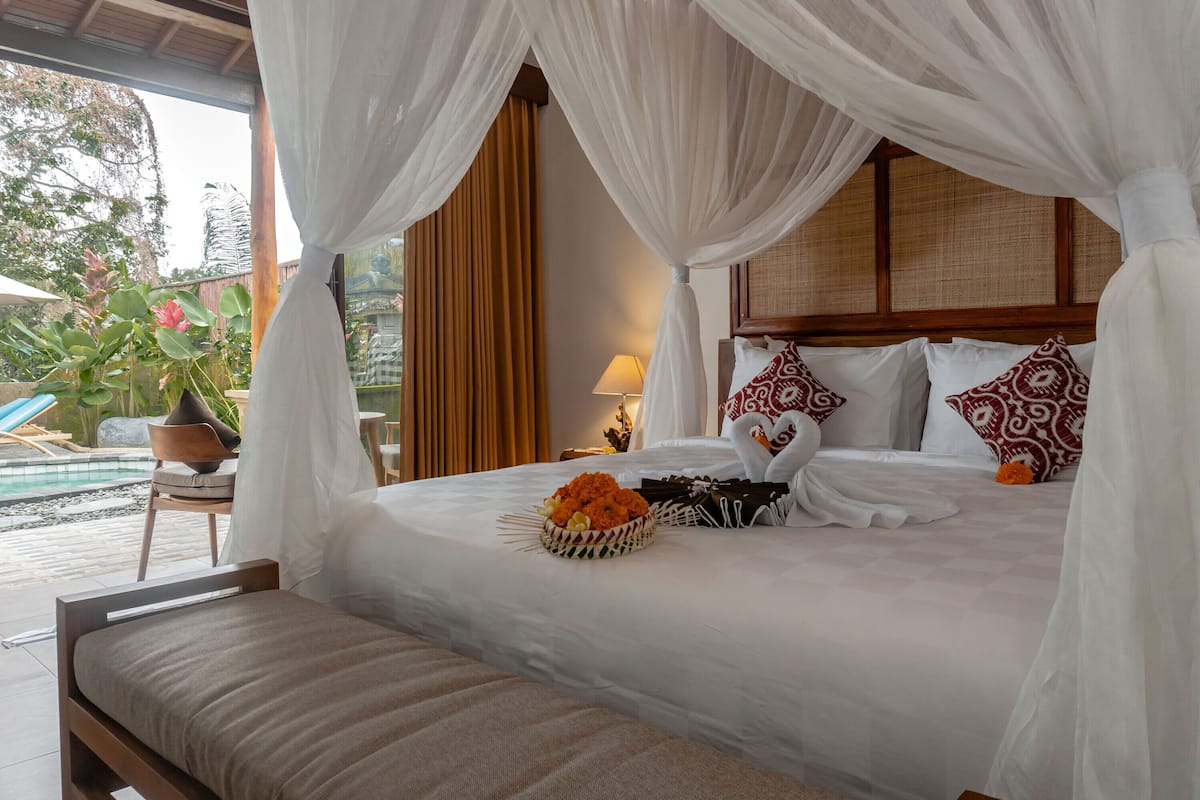 Two Bedroom Garden Pool Villa | 2 bedrooms, minibar, in-room safe, blackout drapes