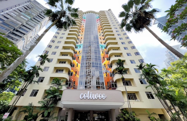 Façade de l’hébergement