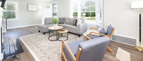 Smart TV, fireplace, offices