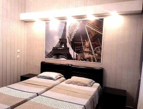 Individually decorated, individually furnished, blackout curtains