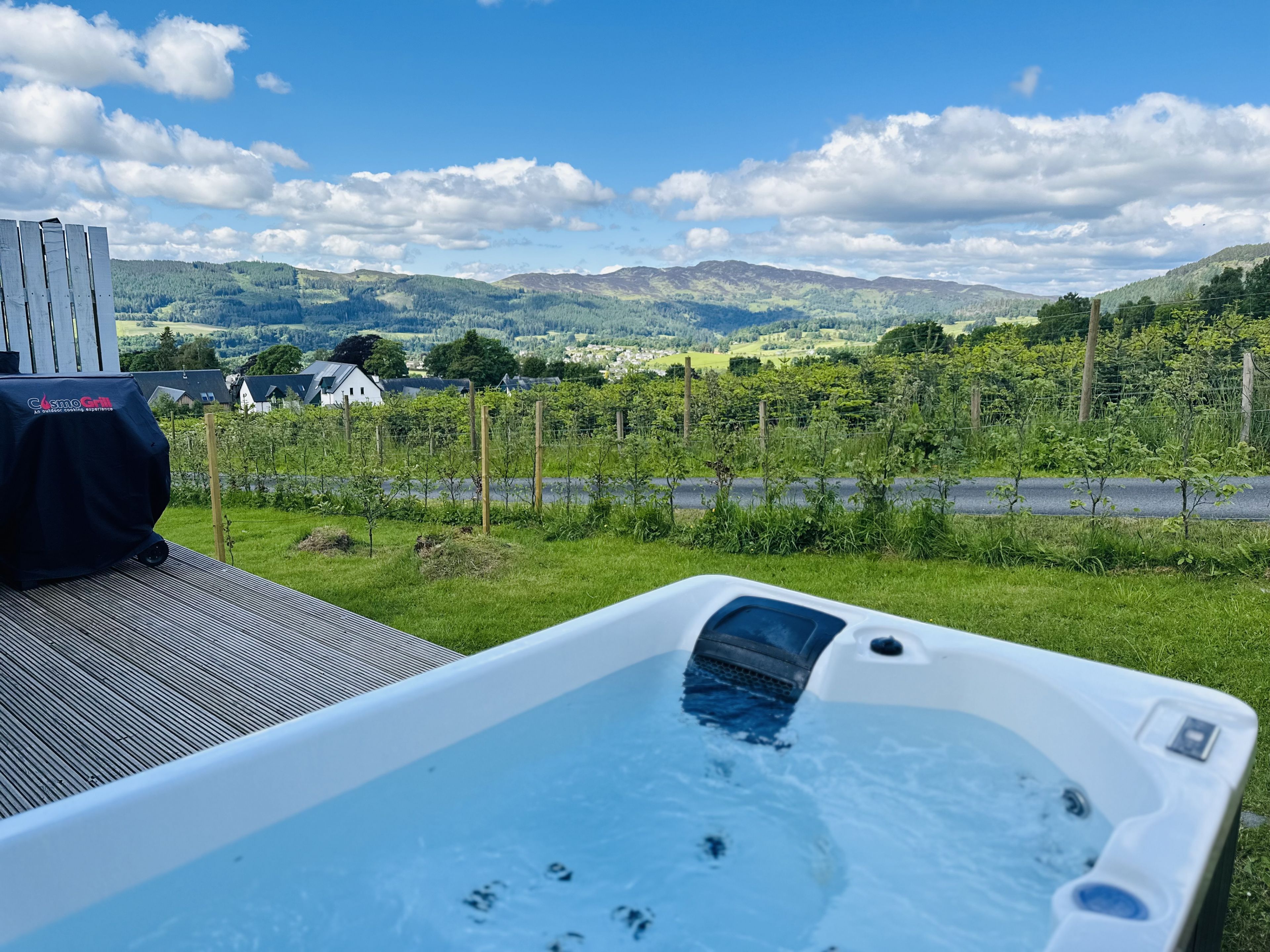 Bain à remous extérieur