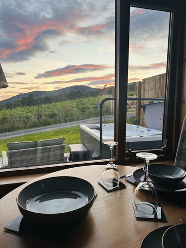 Cosy Woodland Lodge close to Pitlochry