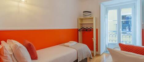 4 bedrooms, iron/ironing board, travel cot, WiFi