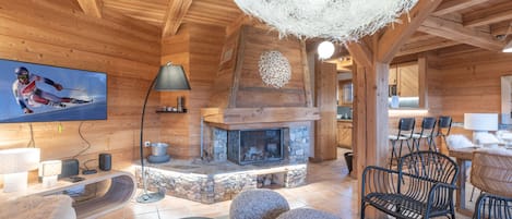 تلفزيون، مدفأة