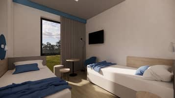 Luxury-Doppelzimmer | Schreibtisch, schallisolierte Zimmer, kostenloses WLAN