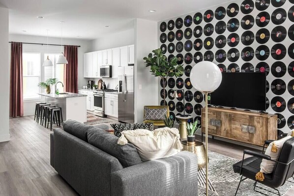 TV, books, offices