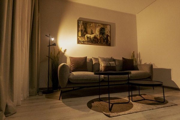 Prestige Suite | Een bureau, een laptopwerkplek, gratis wifi, individueel gedecoreerd