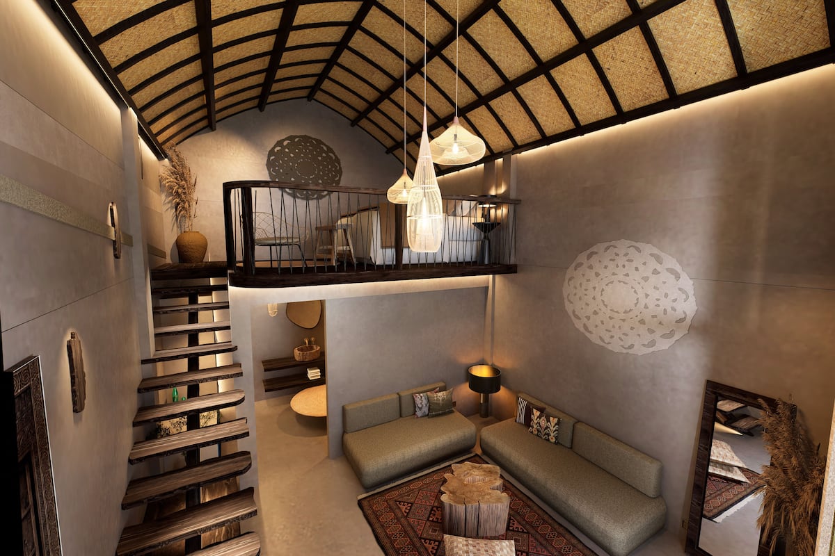 Junior Suite, Pool View | Minibar, in-room safe, individually decorated, individually furnished