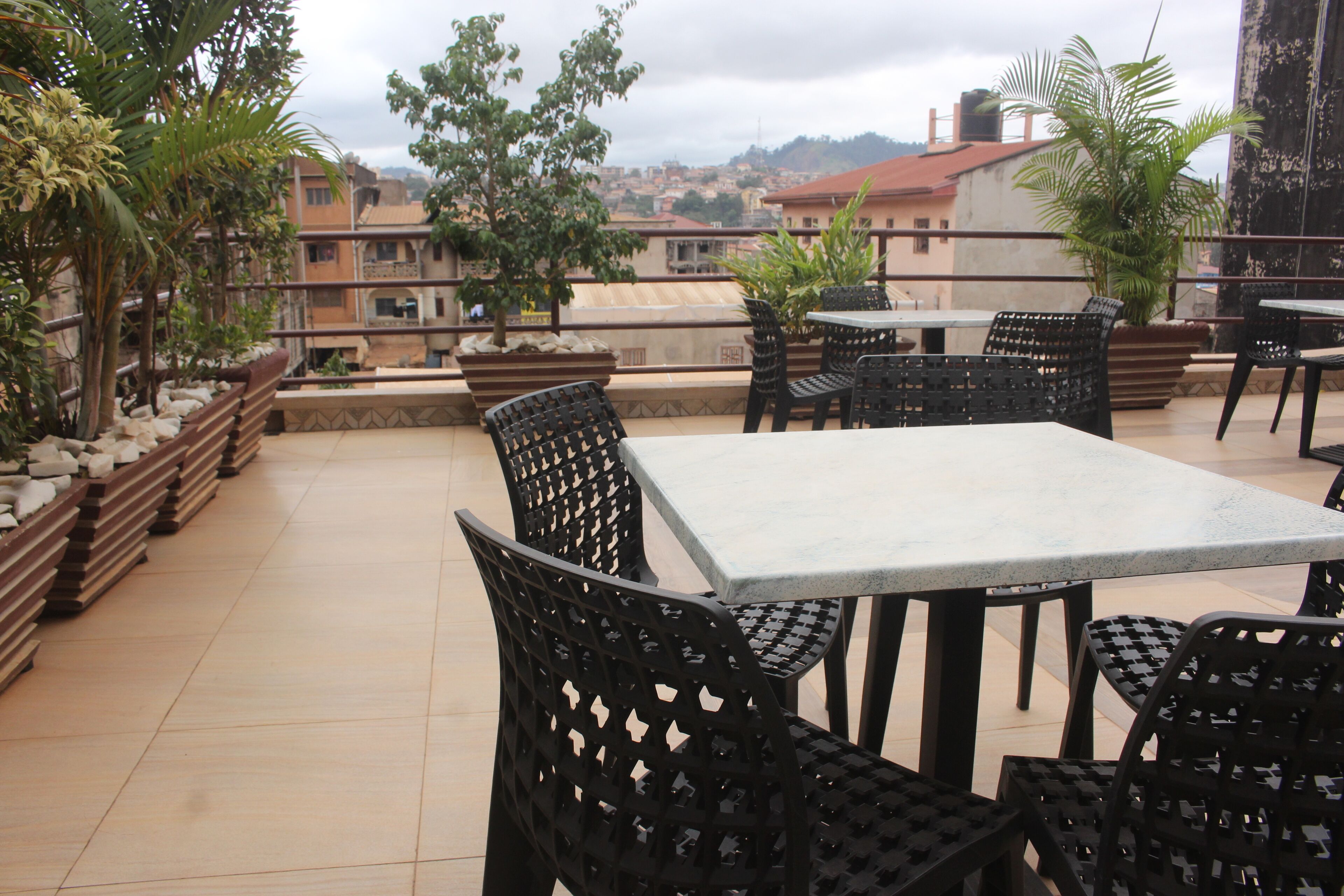 Terrasse sur le toit