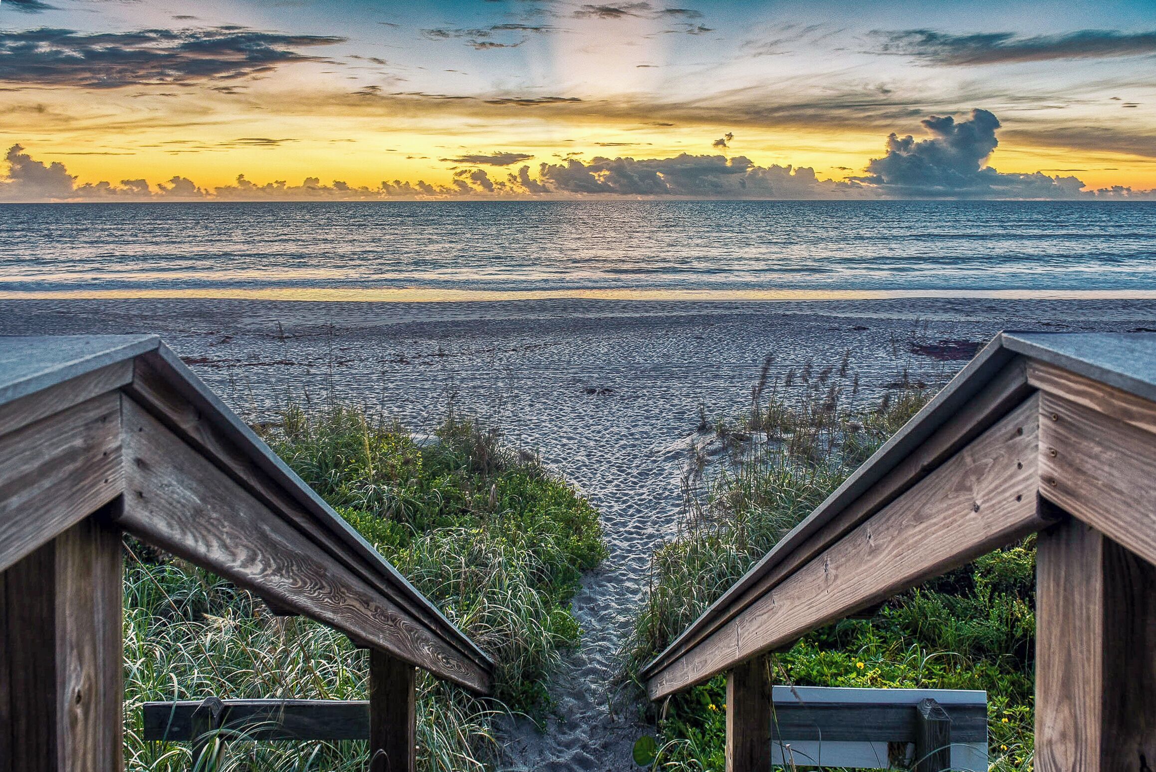 På stranden og strandhåndklær
