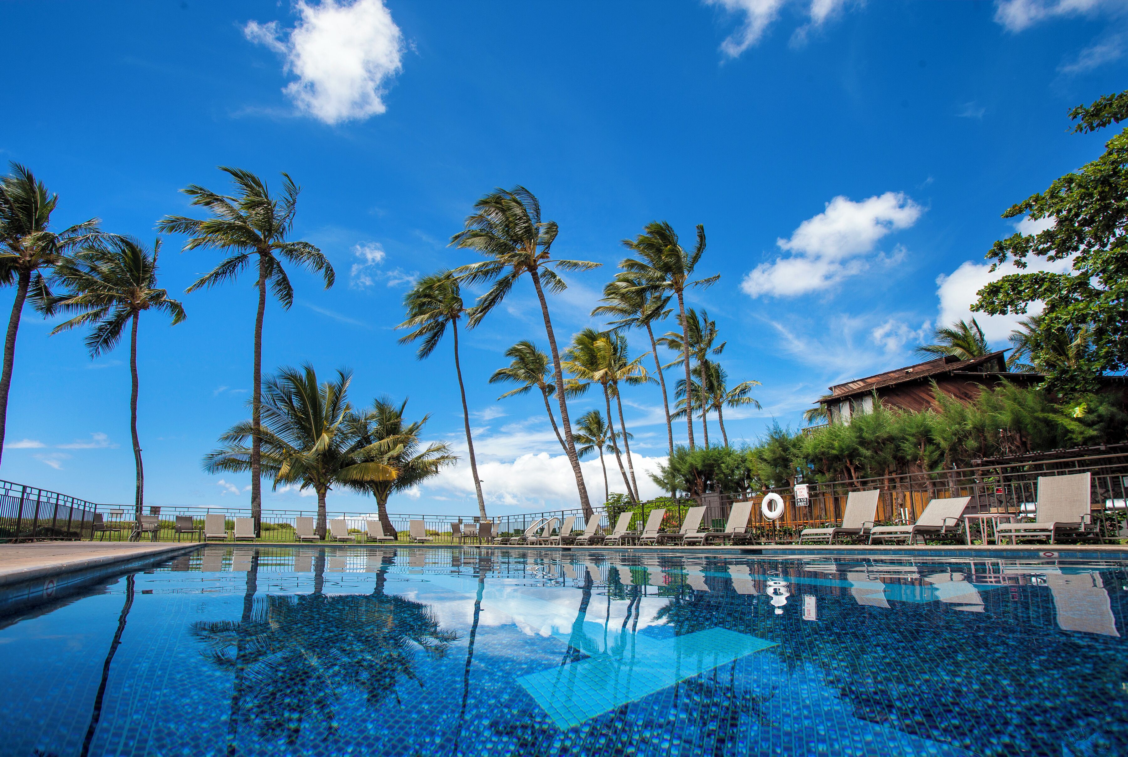 Et oppvarmet basseng