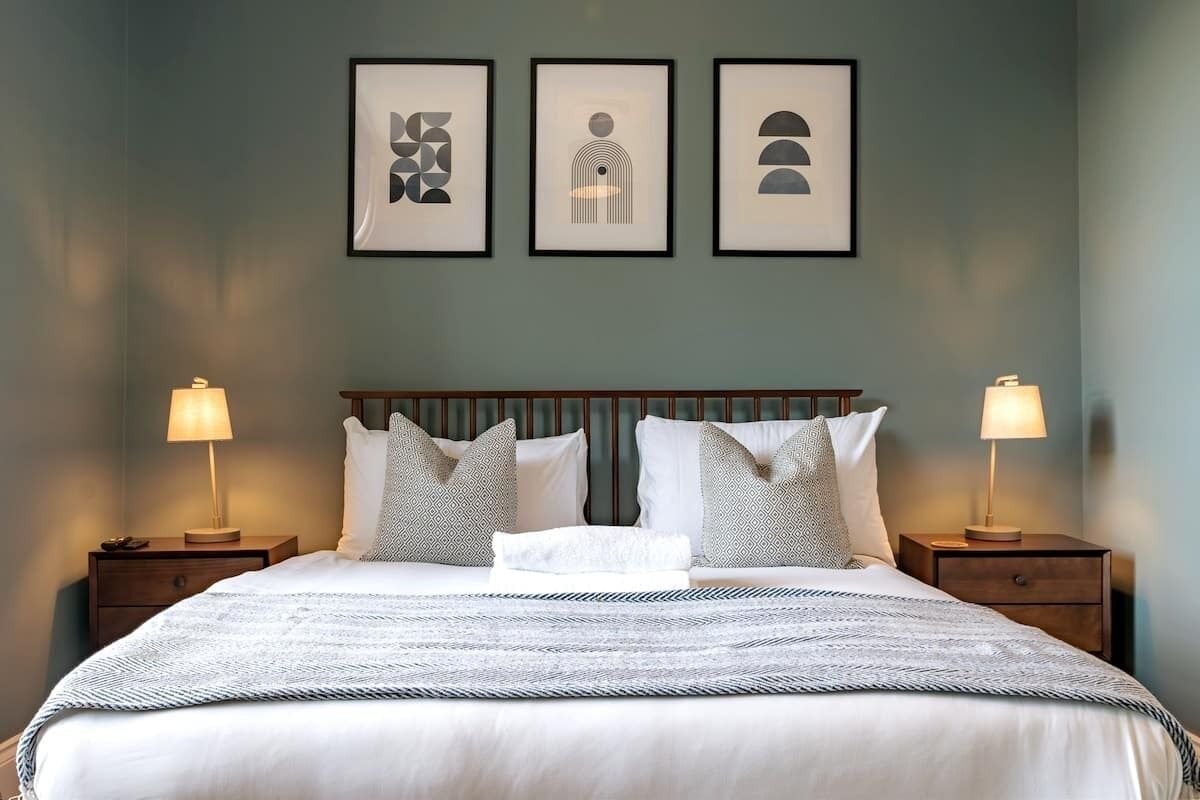 4 bedrooms, iron/ironing board, travel crib, WiFi