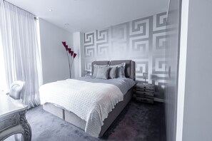 Apartamento luxo, 3 quartos, vista para a cidade | 3 quartos, roupas de cama antialérgicas, ferros/tábuas de passar roupa