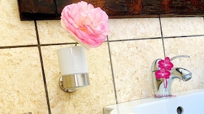 Hair dryer, towels